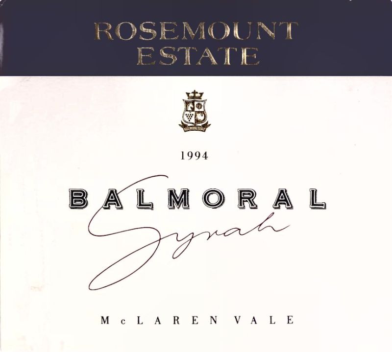 McLaren Vale_Rosemount_Balmoral syrah 1994.jpg